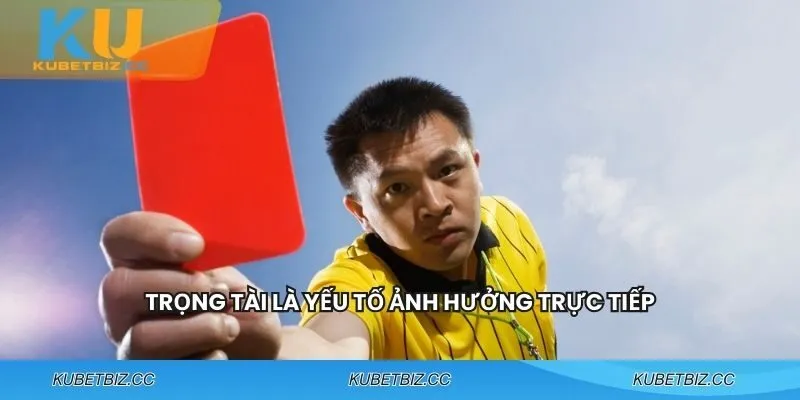 Mỗi trọng tài có tác động mạnh đến số thẻ trong trận
