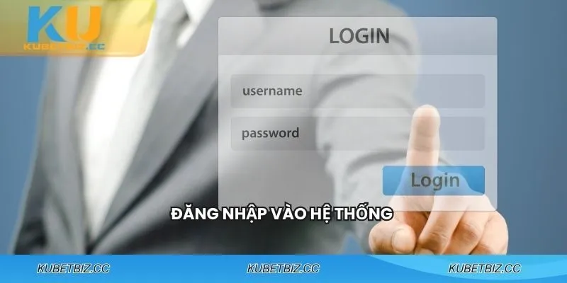Thao tác truy cập tài khoản